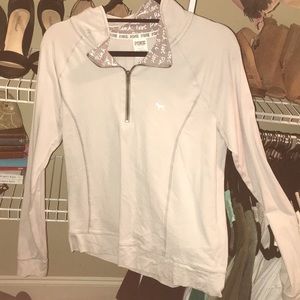 Light grey Victoria Secret Pink pull over